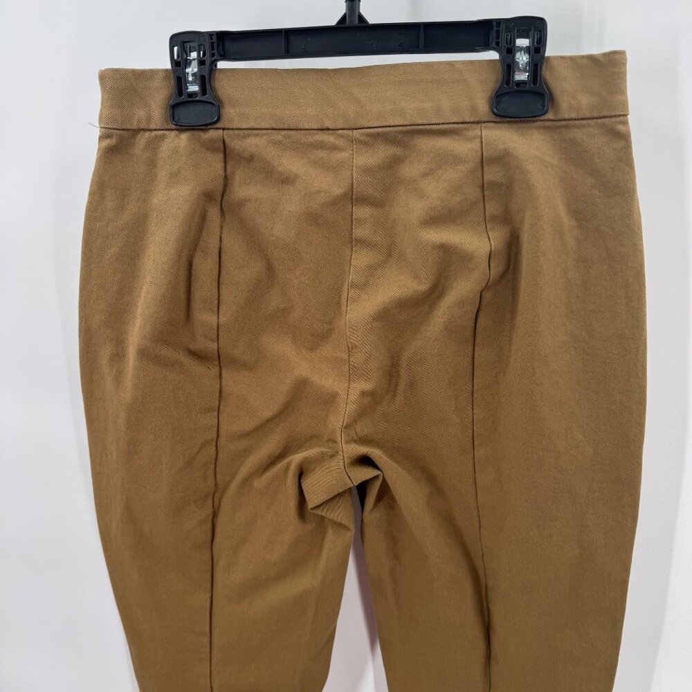 Everlane Olive Stretch Side Button/Zip Closure Pa… - image 2